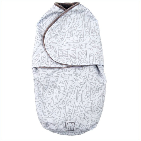 Kushies Blue Baby Swaddler