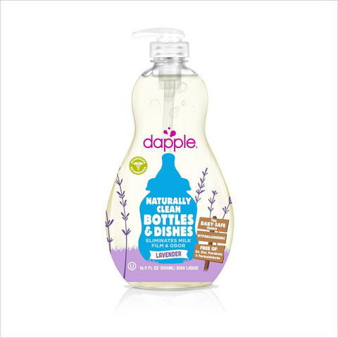 Dapple Baby 500ml Bottle and Dish Liquid in Lavender