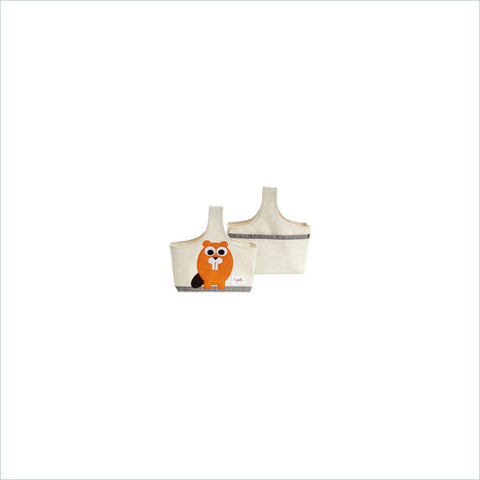 3 Sprouts Beaver Storage Caddy in Orange
