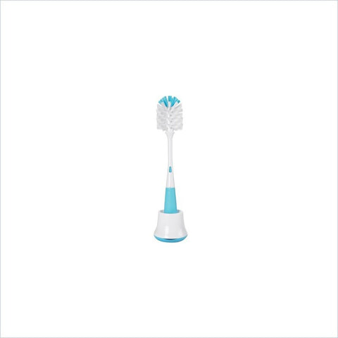 OXO Tot Baby Bottle Brush with Nipple Cleaner & Stand in Aqua