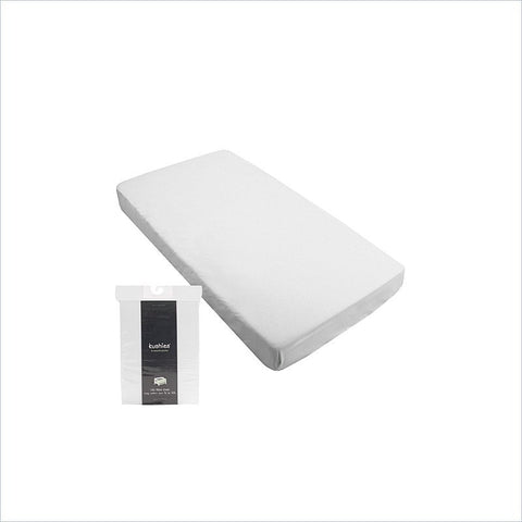 Kushies Percale Fitted Crib Sheet in Ecru