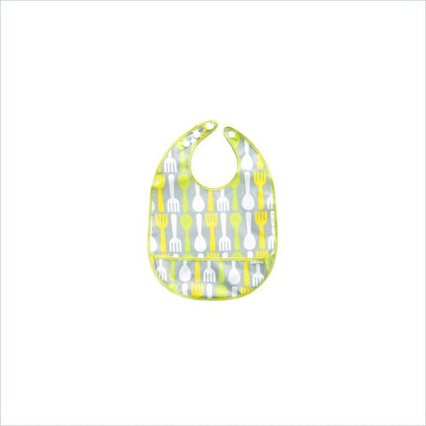 JJ Cole Large Bib in Citrus Snack