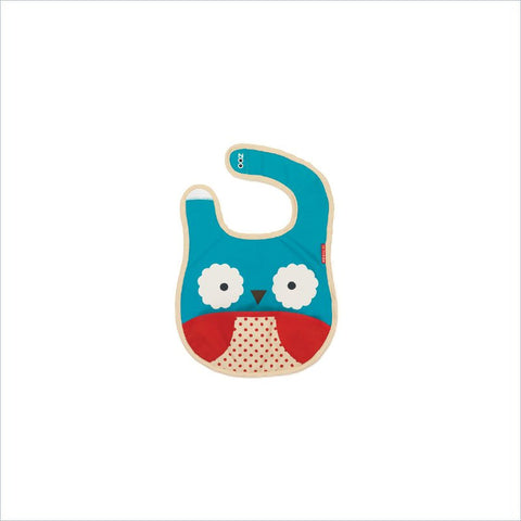 Skip Hop Zoo Tuck-Away Bibs in Owl