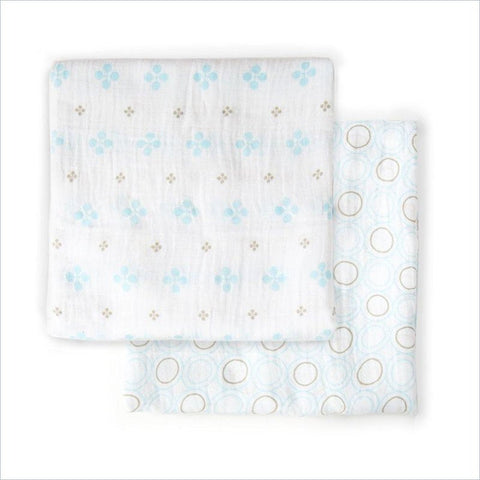 JJ Cole Muslin Blankets in Jacks