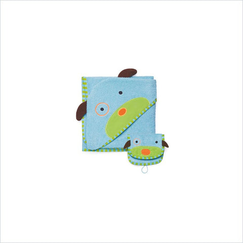 Skip Hop Towel and Mitt Set in Dog