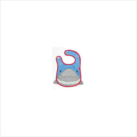 Skip Hop Zoo Tuck Away Bib In Shark