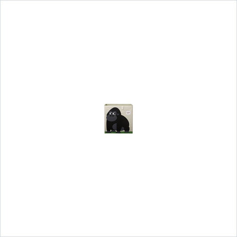 3 Sprouts Gorilla Storage Box in Black