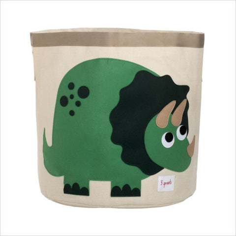3 Sprouts Storage Bin Dinosaur in Green