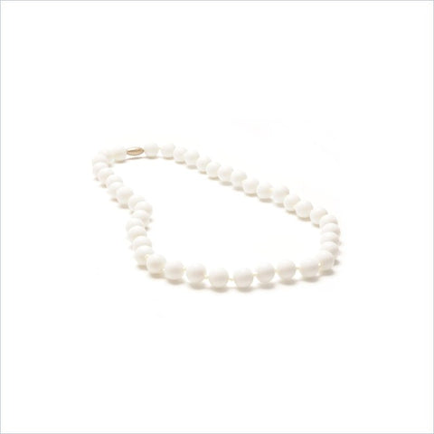 Chewbeads Jane Necklace in Simply White