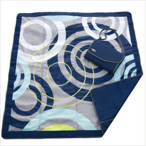 JJ Cole 7 x 5 Outdoor Blanket in Blue Orbit