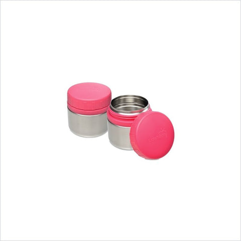 LunchBots Rounds Food Container with Pink (set of 2)