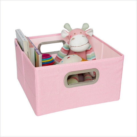 JJ Cole Storage Box 6.5 Inch in Pink Heather