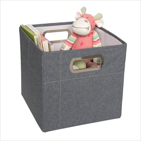 JJ Cole Storage Box 11 Inch in Slate Heather