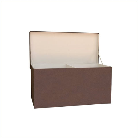 JJ Cole Toy Storage Box in Cocoa Heather