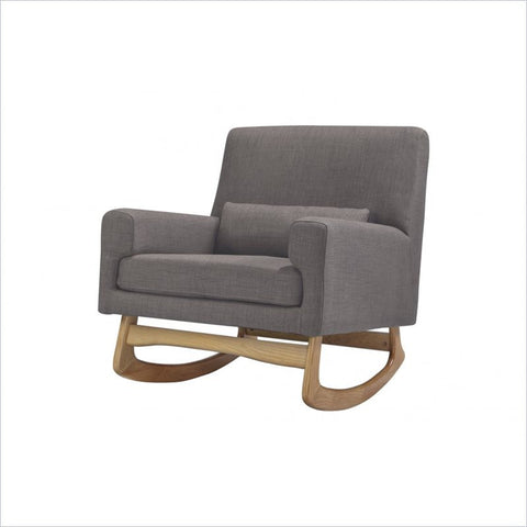 Nurseryworks Sleepytime Light Legs Rocker in Pebble Weave Fabric