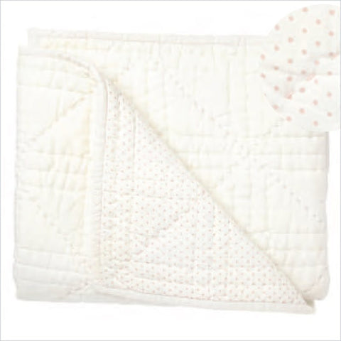 Pehr Stork Blanket in Pink