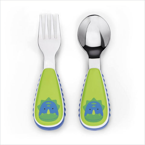Skip Hop Zoo Utensils in Dinosaur