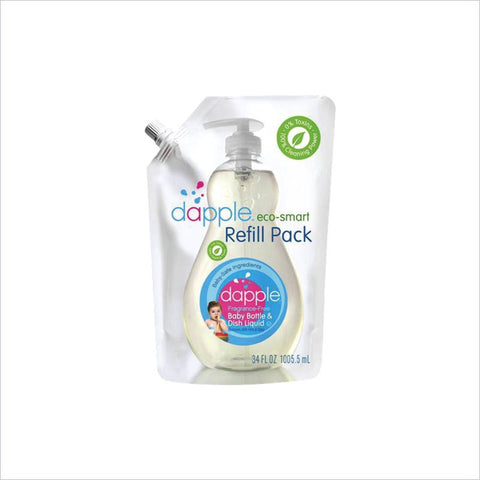 Dapple Baby Bottle & Dish Liquid Fragrance Free (Refill Pack)