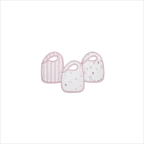 Aden + Anais Classic Snap Bib in Heart Breaker