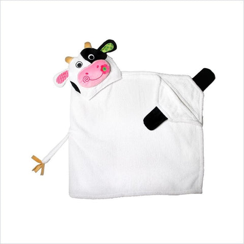 Zoocchini Toddler Hooded Towel in Casey the Cow