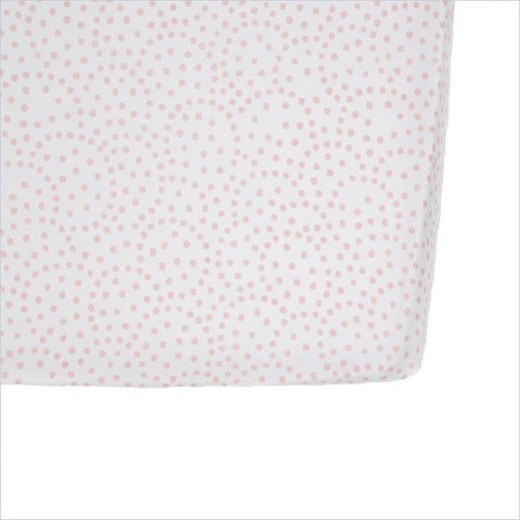 Pehr Dots Crib Sheet in Pink