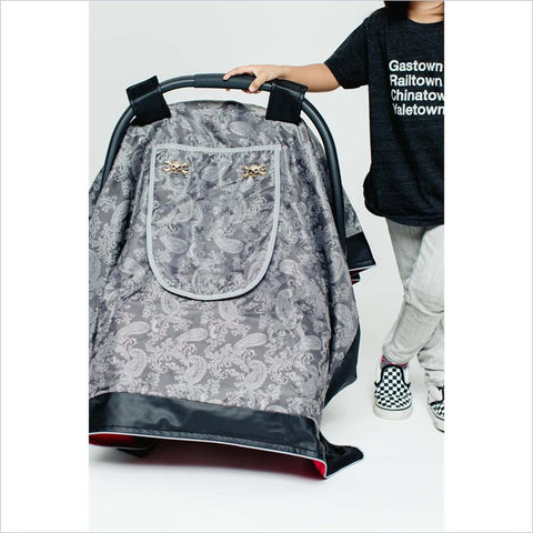 Little Dream Bird Car Seat Cover in Red Soul