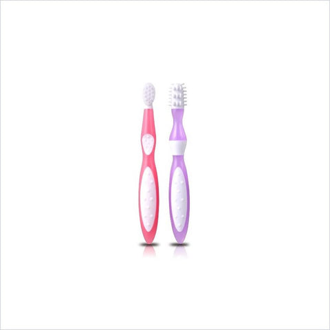 Kidsme First Toothbrush Set in Red and Purple