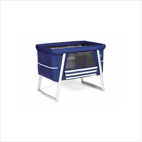 Babyhome Dream Air Baby Cot in Navy