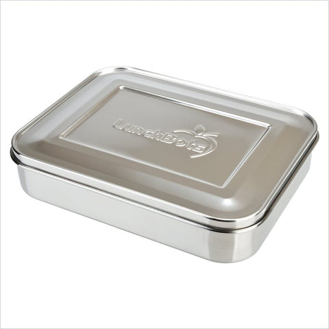 LunchBots Cinco Bento Lunchbox in Stainless Steel