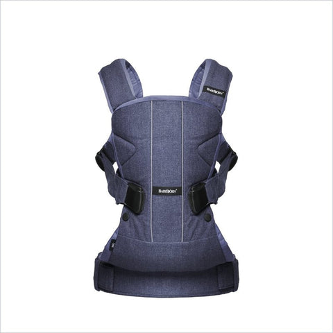 Babybjörn Baby Carrier One In Denim Blue Cotton Mix