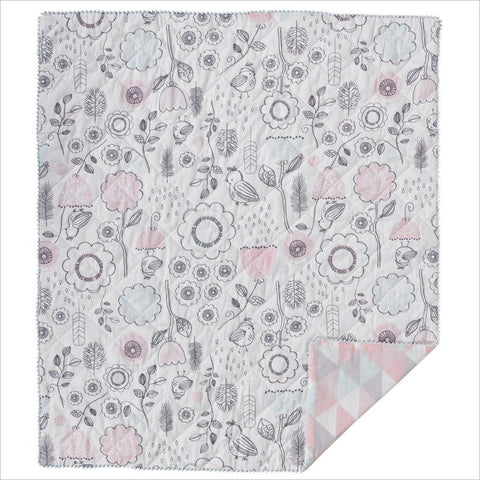 Living Textiles Sparrow Quilted Comforter Sparrow Print