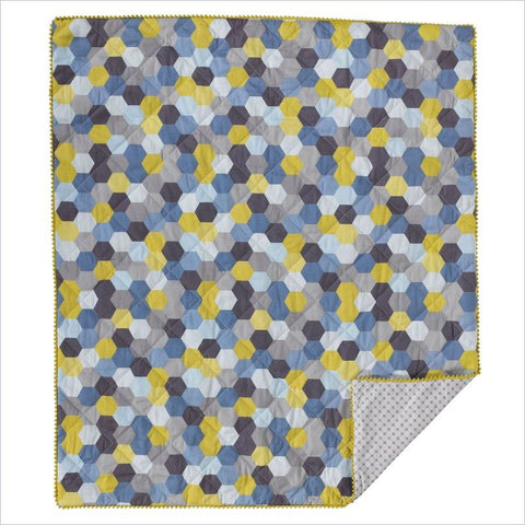 Living Textiles Woods Quilted Comforter Hexagon