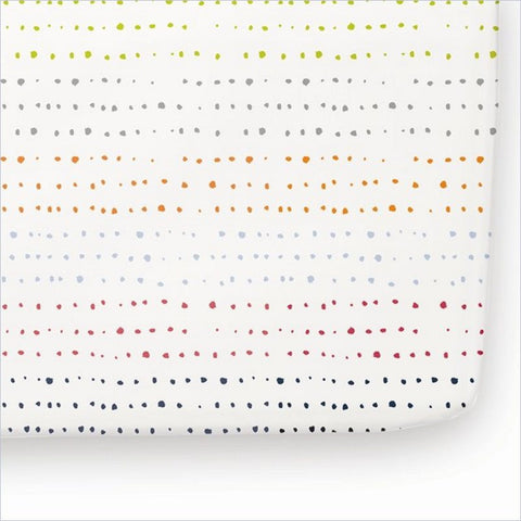 Pehr Painted Dots Crib Sheet