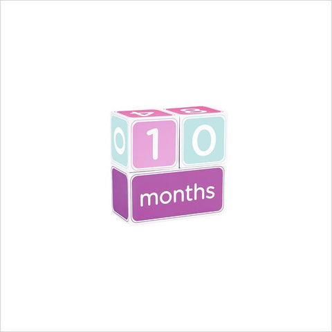 Pearhead Age Block Set in Pink