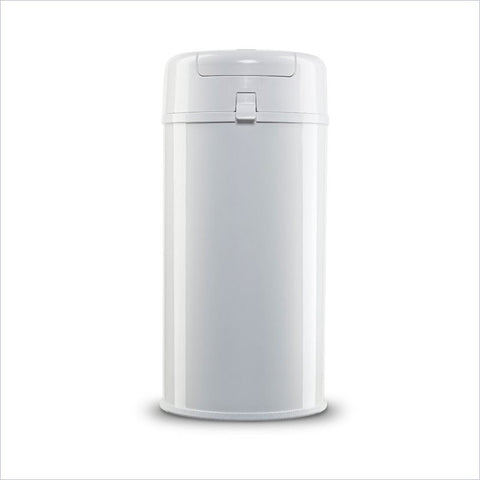 Bubula Steel Diaper Pail in White