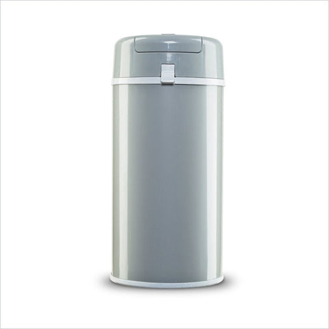 Bubula Steel Diaper Pail in Grey