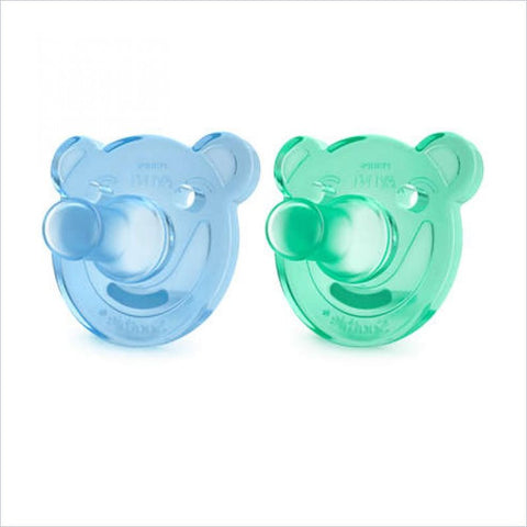 Philips AVENT Shape Soothie 0-3mths in Blue and Green