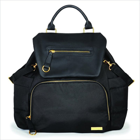 Skip Hop Chelsea Downtown Chic Diaper Backpack in Black