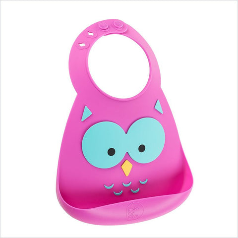 Make My Day Baby Bib Owl
