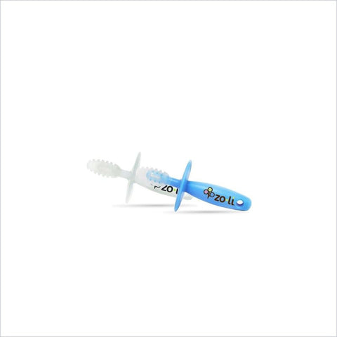 Zoli Chubby Gummy Massaging Teethers in Blue and White (Set of 2)