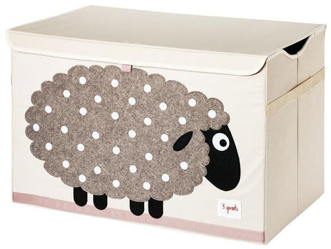 3 Sprouts Toy Chest in Sheep Beige