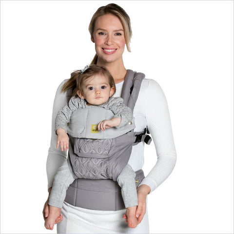 Lillebaby Complete Embossed Carrier in Luxe Pewter (Grey w/Gold)