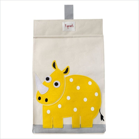 3 Sprouts Diaper Stacker in Rhino Yellow