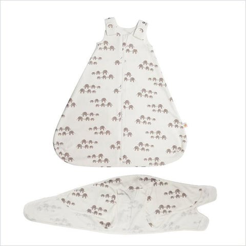 Ergobaby Original Baby Sleeping Bag + Swaddle Set in Elephant
