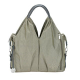 Lassig Neckline Spin Dye Diaper Bag in Gold Melange