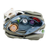 Lassig Neckline Spin Dye Diaper Bag in Gold Melange