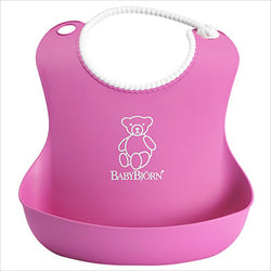 BABYBJORN Soft Baby Bib in Pink