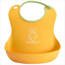 BABYBJORN Soft Baby Bib in Yellow