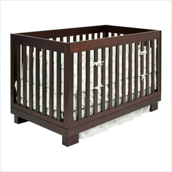 Babyletto Modo 3 in 1 Convertible Wood Crib with Toddler Rail in Espresso