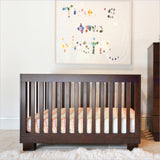 Babyletto Modo 3 in 1 Convertible Wood Crib with Toddler Rail in Espresso